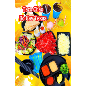 Taco Chảo Bò Cay Texas 